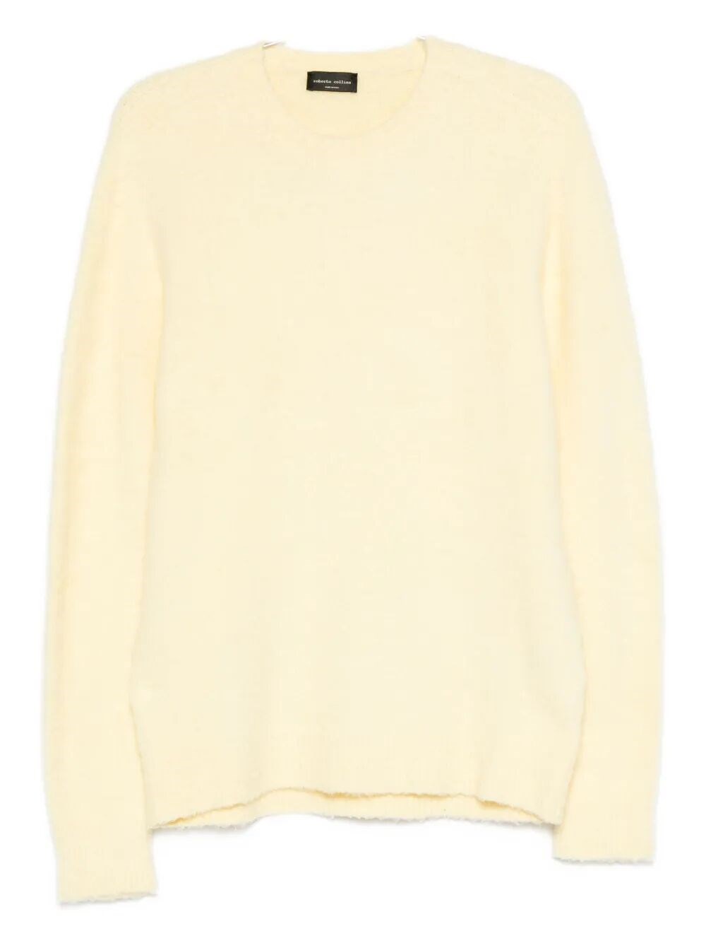 Roberto Collina Round Neck Knit Sweater With Long Sleeves In Multi