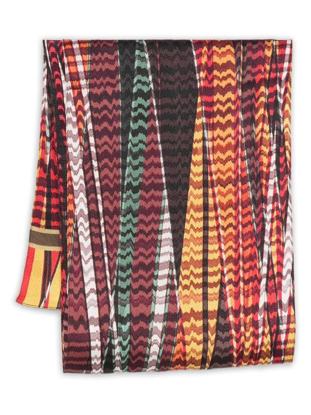 Missoni Abstract-pattern Silk Scarf In Multi