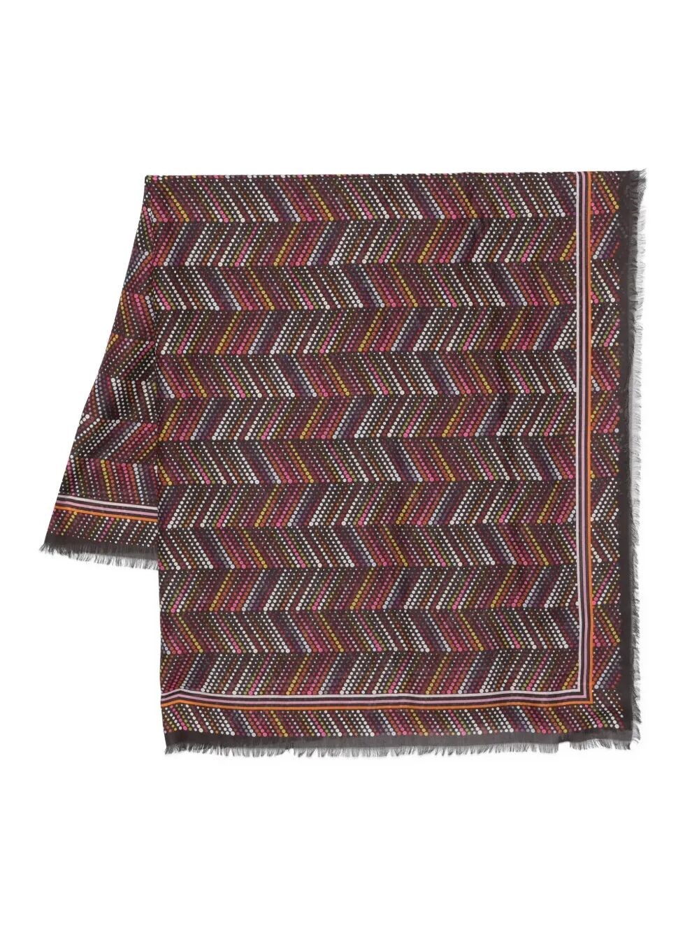 Missoni Polka-dot Zigzag Scarf In Multi