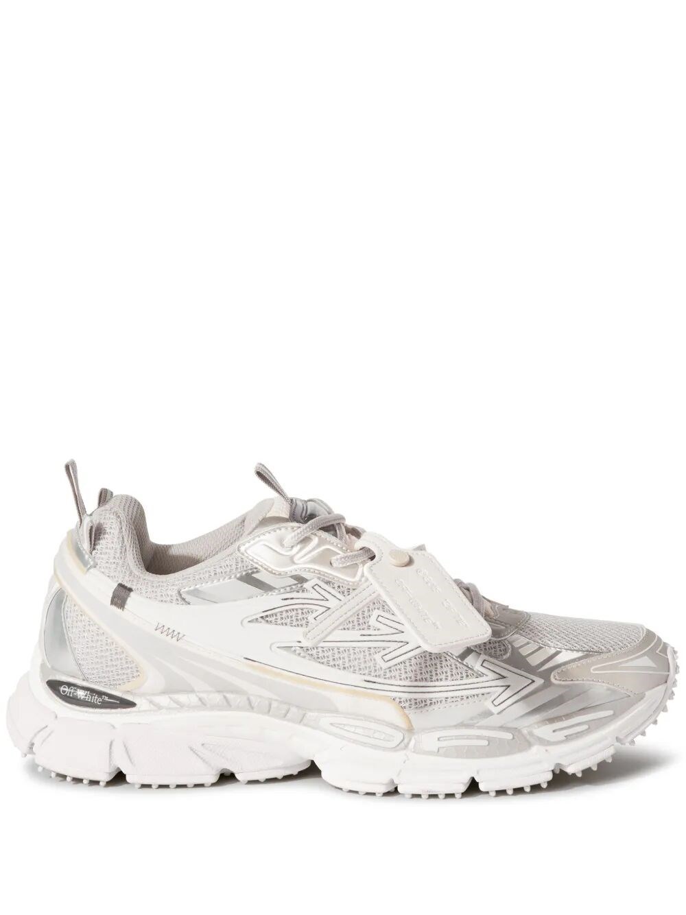 Off-White Men's Grey Sneakers Be Right Back