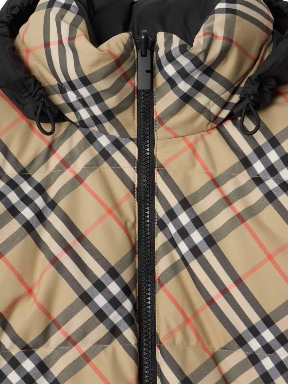 REVERSIBLE CHECK PUFFER JACKET