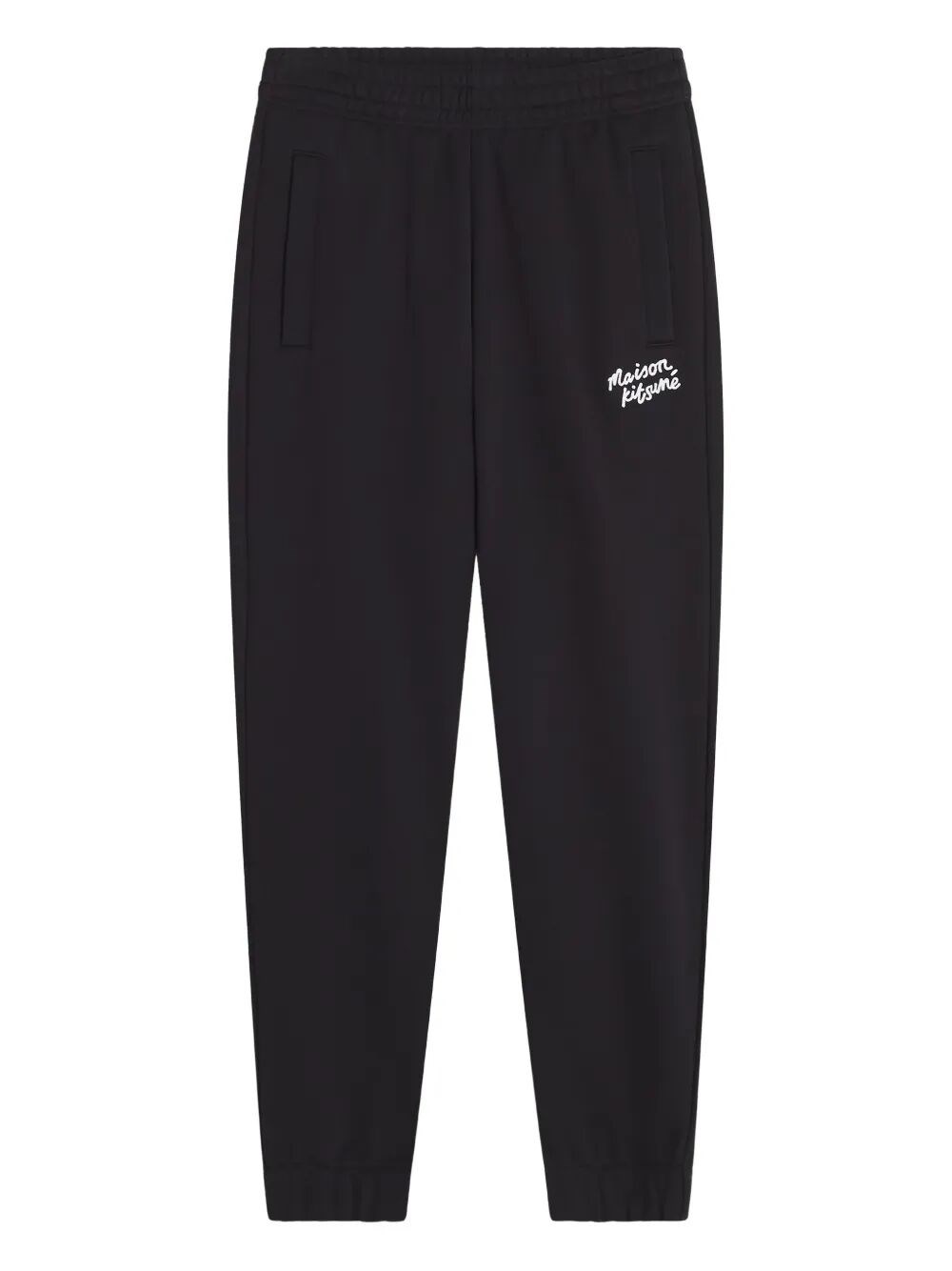 ELASTICATED-WAIST TRACK PANTS
