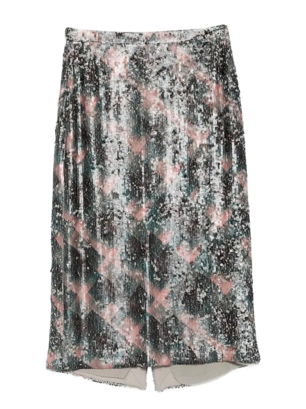 Dries Van Noten Mid-length Skirt Sequin Detail In Blue