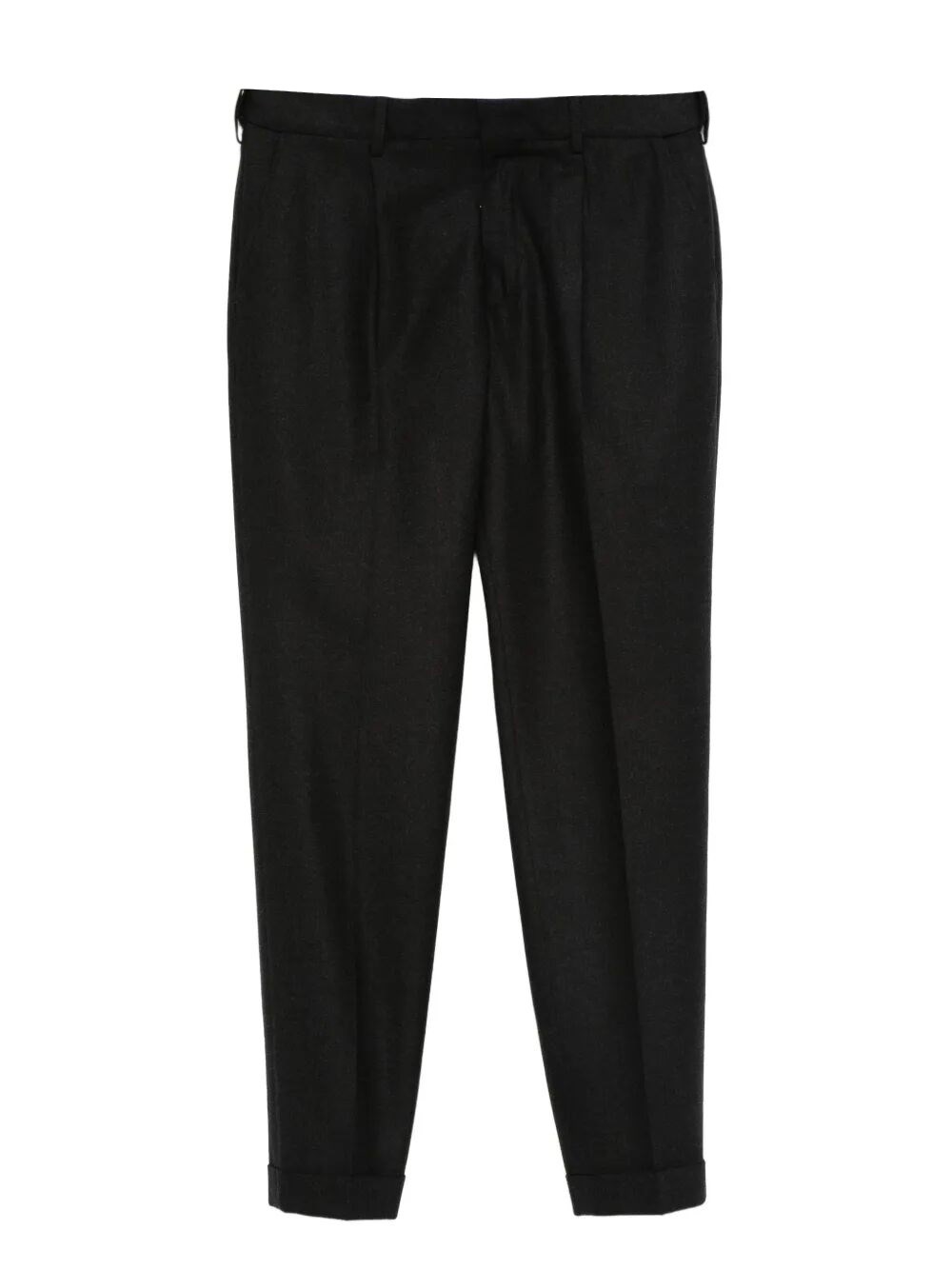 Cellar Door Cambridge Trousers Cuffed Hems In Gray