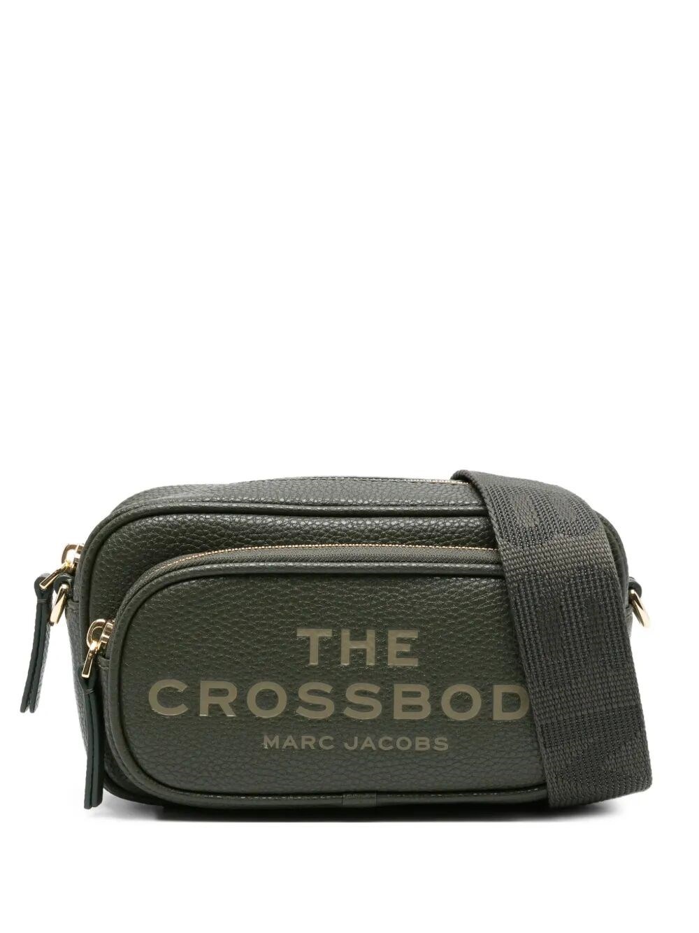 Marc Jacobs Textured Crossbody Bag For Everyday Use In Green
