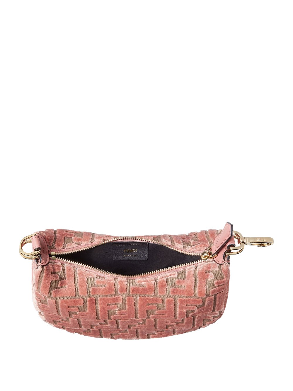 FENDIGRAPHY MINI HOBO BAG IN FF JACQUARD VELVET