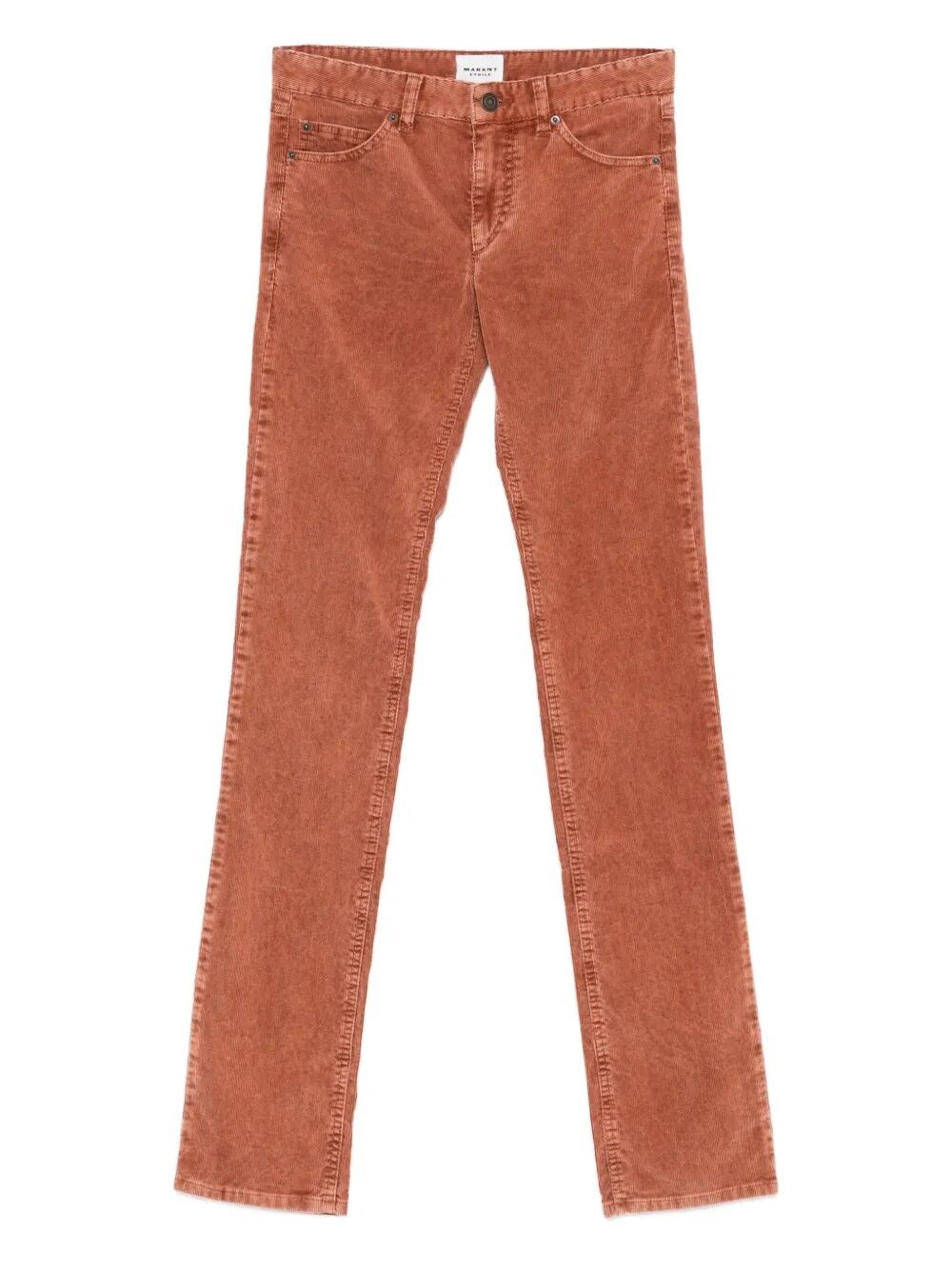 Isabel Marant Étoile Isabel Marant Etoile Leniya Corduroy Trousers In Multi
