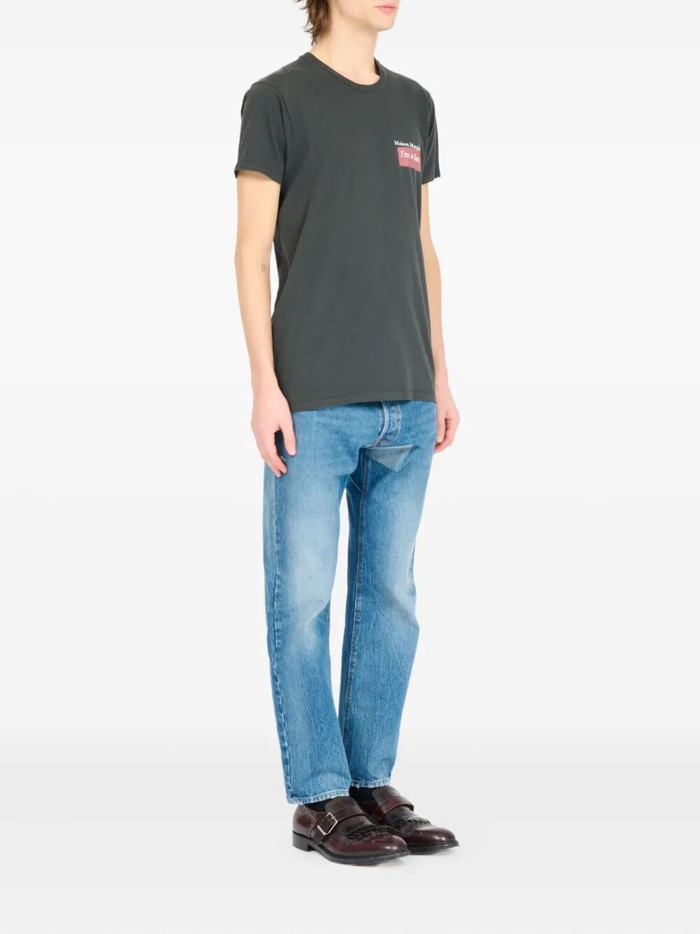 "I’M A FAN" PRINT COTTON JERSEY T-SHIRT