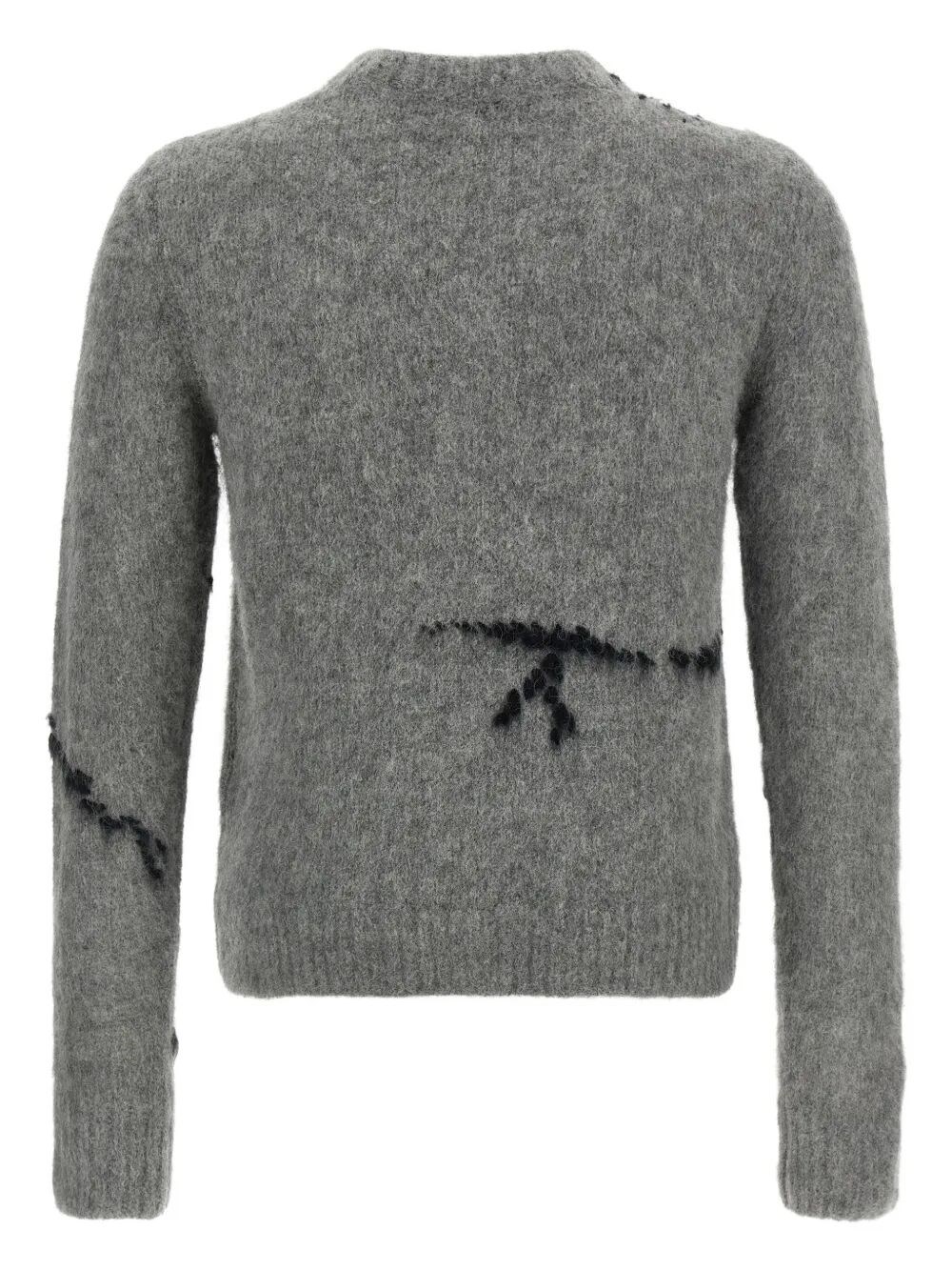 MOUCHE EMBROIDERED WOOL SWEATER
