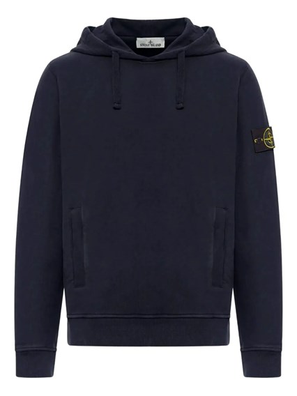 Stone island Brushed organic cotton fleece hoodie available on