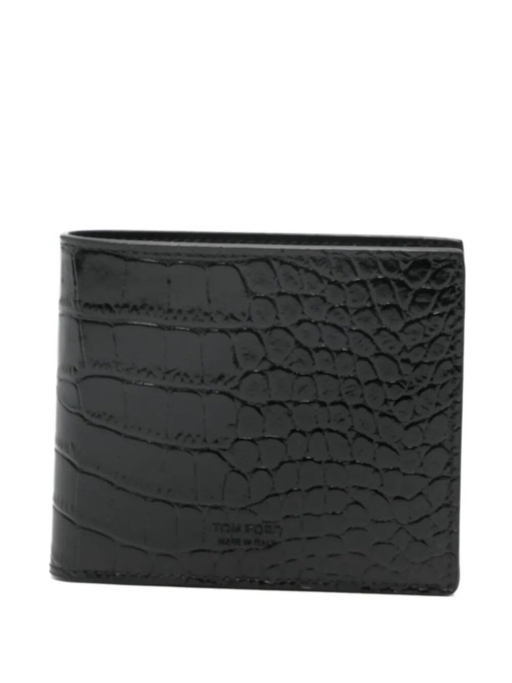 Tom Ford Crocodile Leather Wallet Wallets And Card Holders Brown In Black