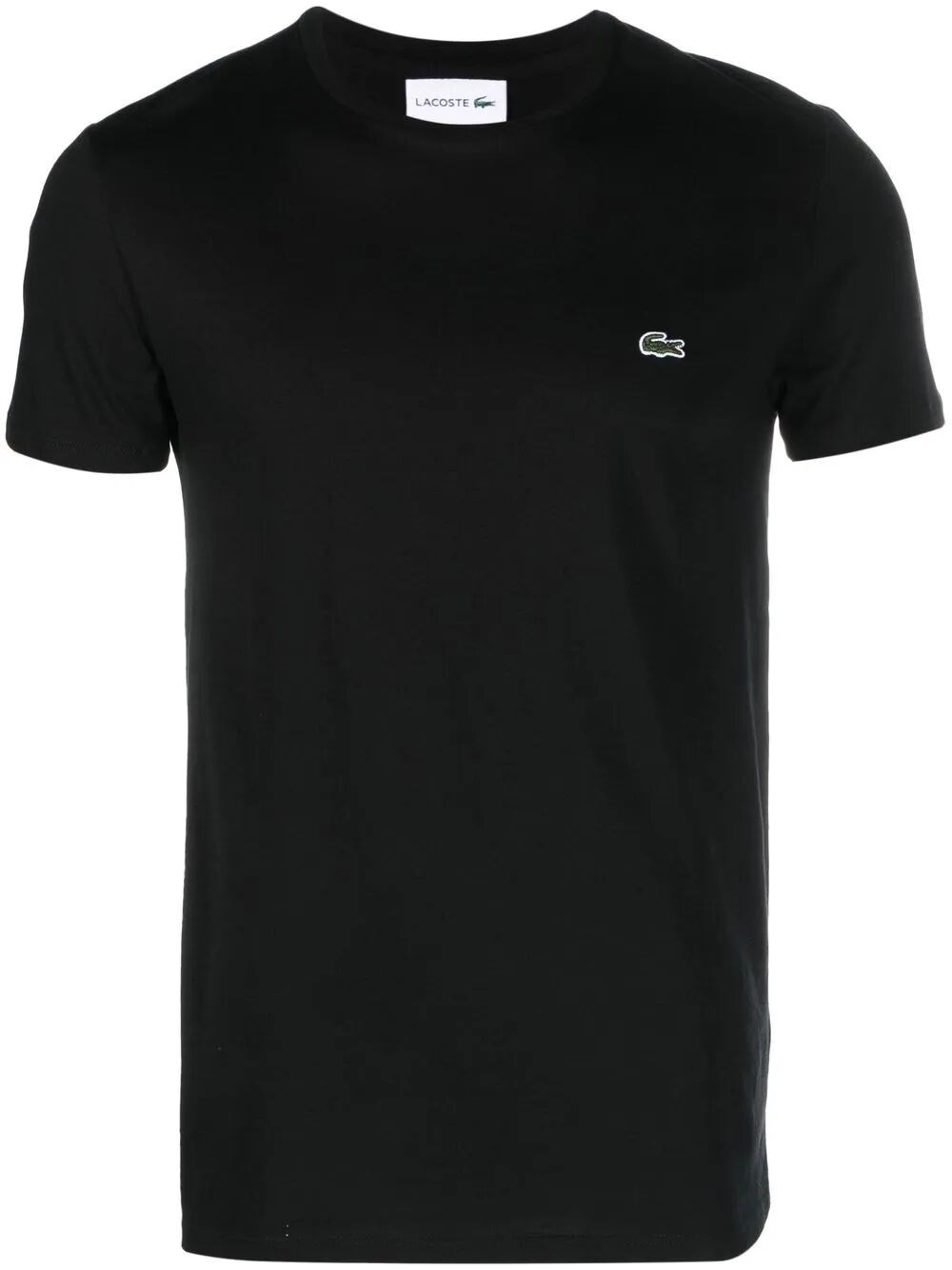 Lacoste Uomo Nero - T-Shirt Nera In Cotone Pima - Immagine 6
