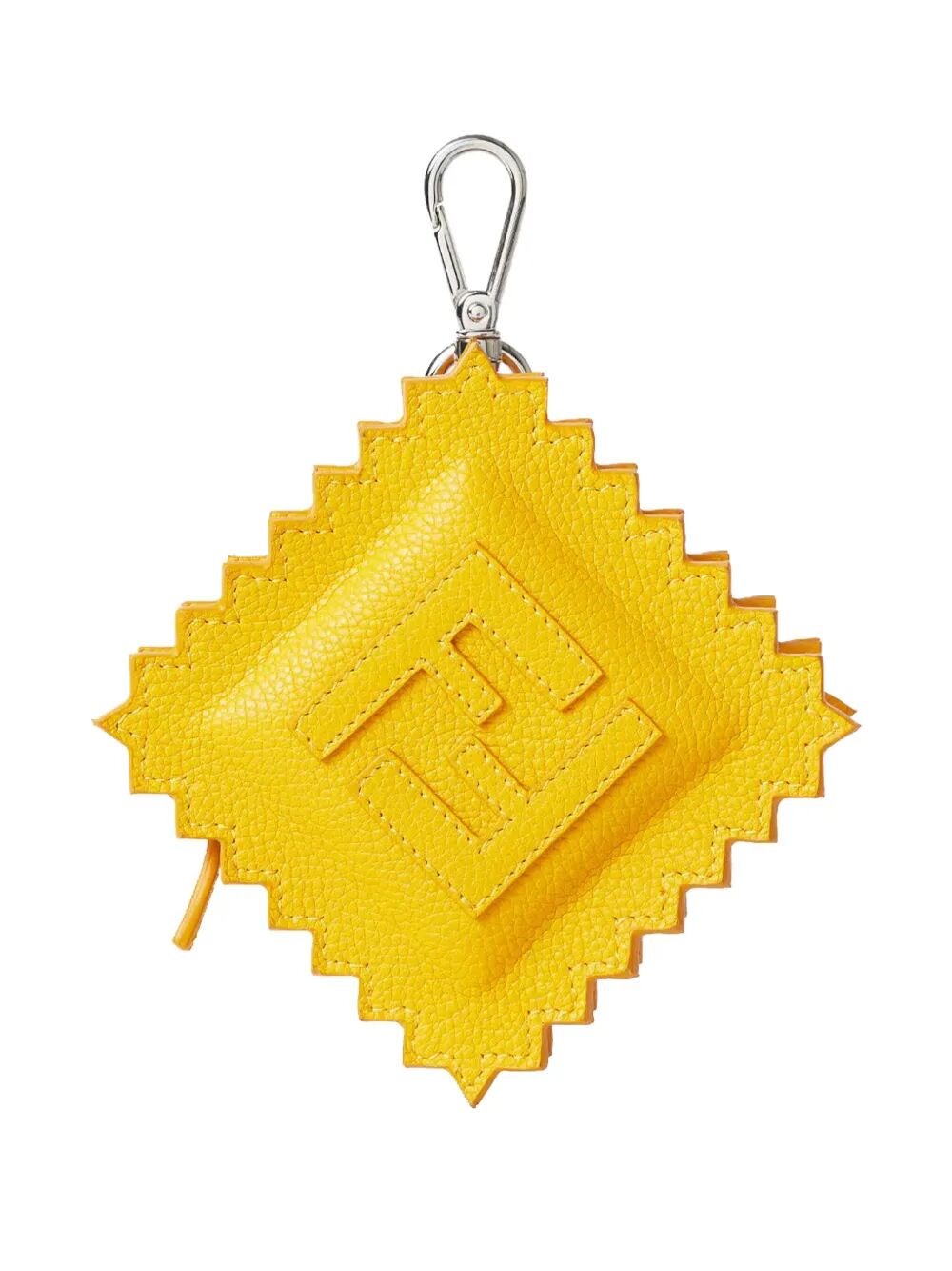 Fendi Raviolo Leather Charm Accessories In Multi