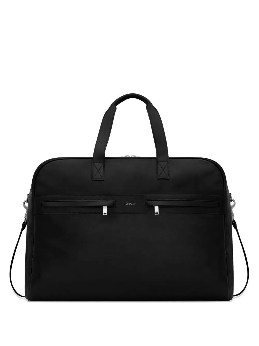 Saint Laurent Camp Maxi Duffle In Smooth Leather Bags In Black