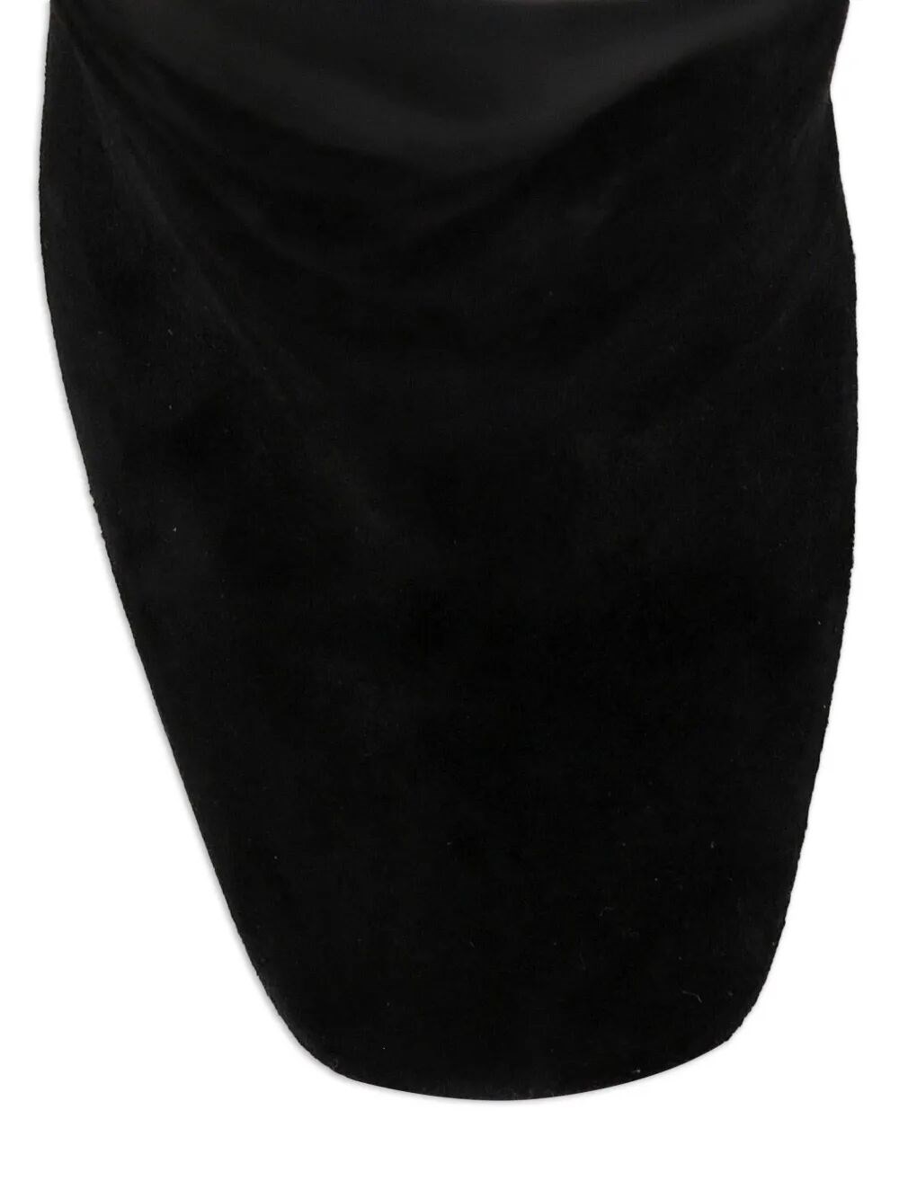 CHAIN DETAIL SUEDE KNEE-HIGH BOOTS