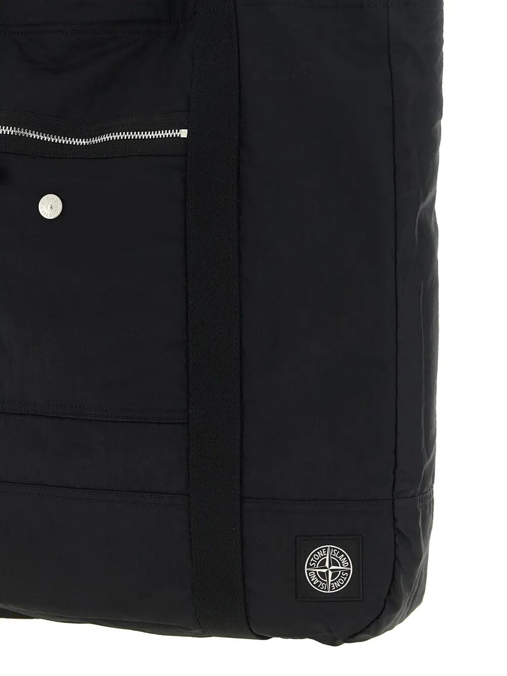 LOGO-PATCH NYLON TOTE BAG