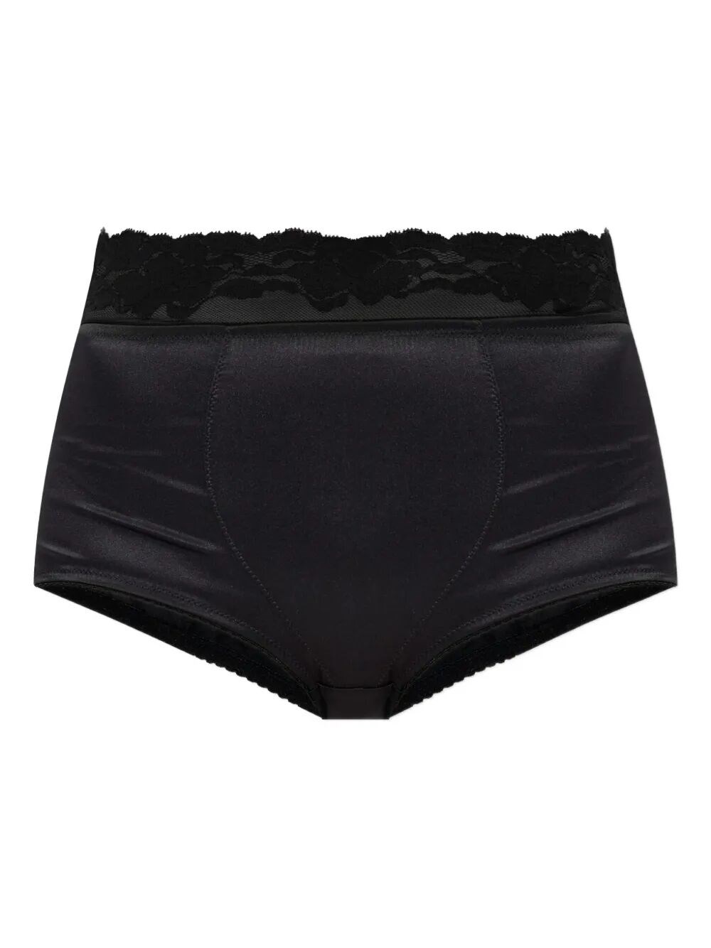 Dolce & Gabbana Tulle And Satin Briefs In Black