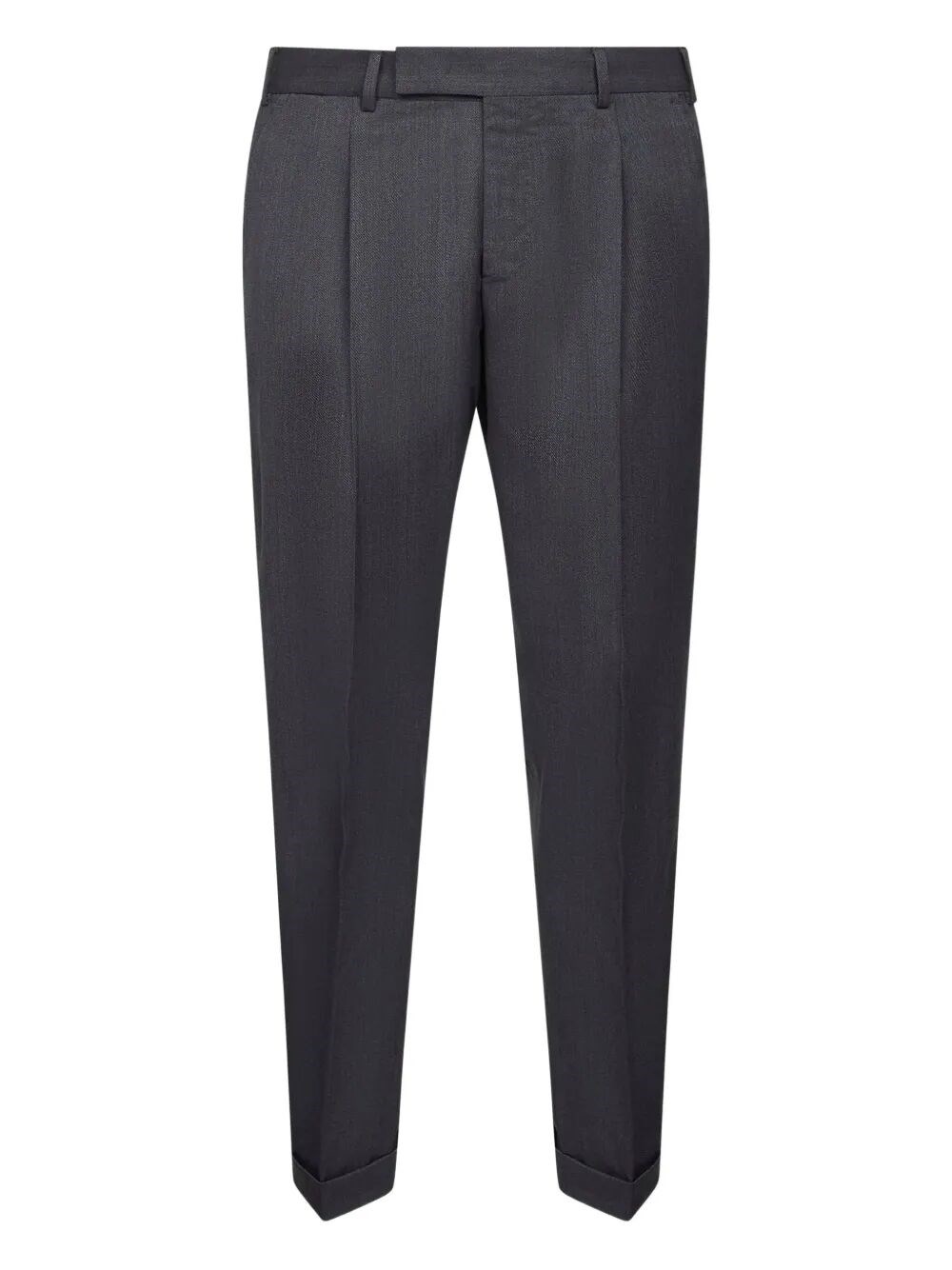 Pantaloni Torino Rebel Wool Tailored Trousers In Gray