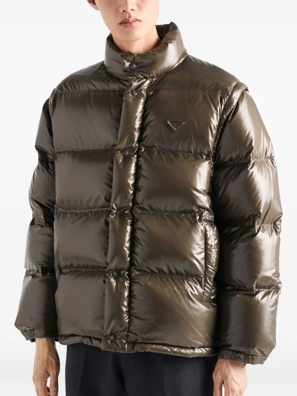 MEDIUM-WEIGHT RE-NYLON DOWN JACKET