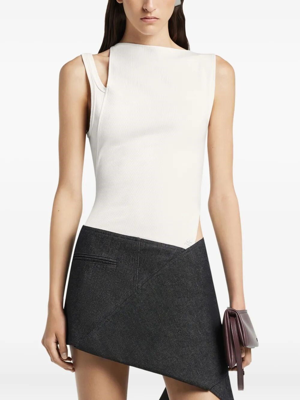 OBLIQUE 90`S RIB TOP