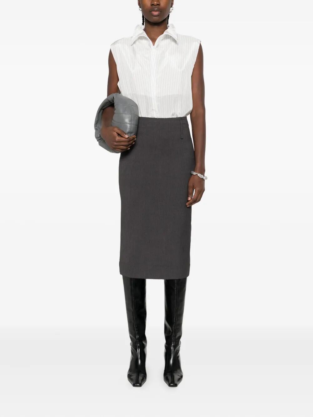 REVERSIBLE LONGUETTE SKIRT