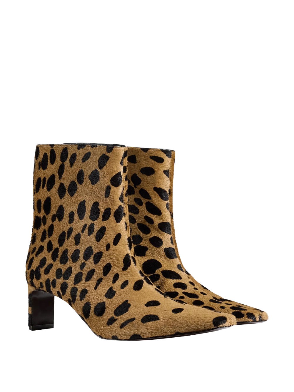 ONA 55 ANKLE BOOTS IN PRINTED HAIRCALF
