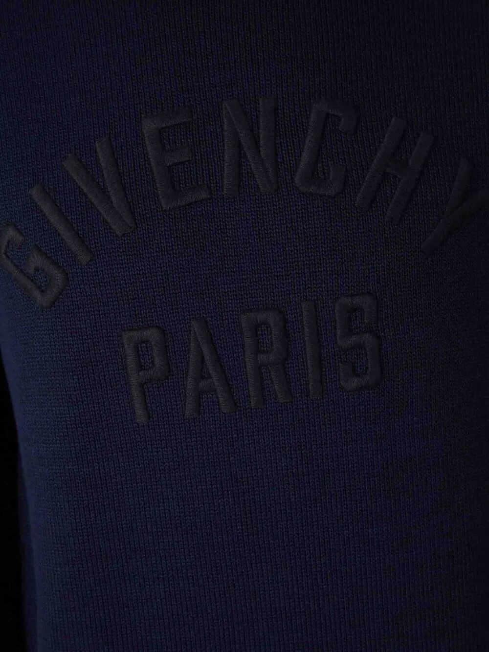 TURTLENECK SWEATER IN COTTON WITH GIVENCHY PARIS EMBROIDERY