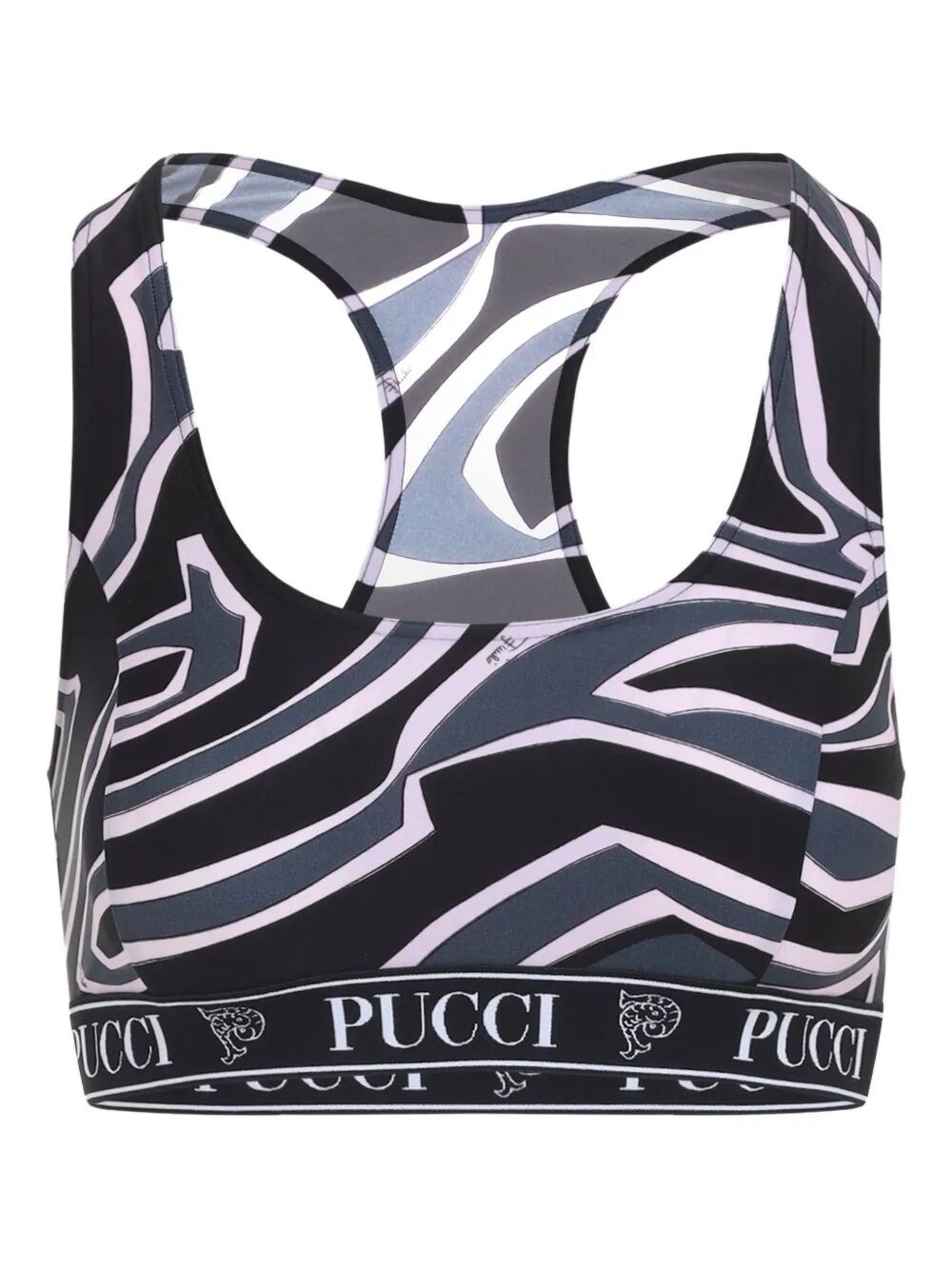 Pucci Geometric Racerback Top For Modern Style In Multi