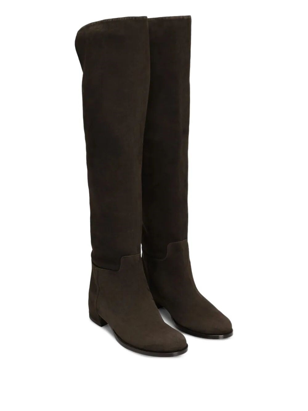 OVER-THE-KNEE SUEDE BOOTS
