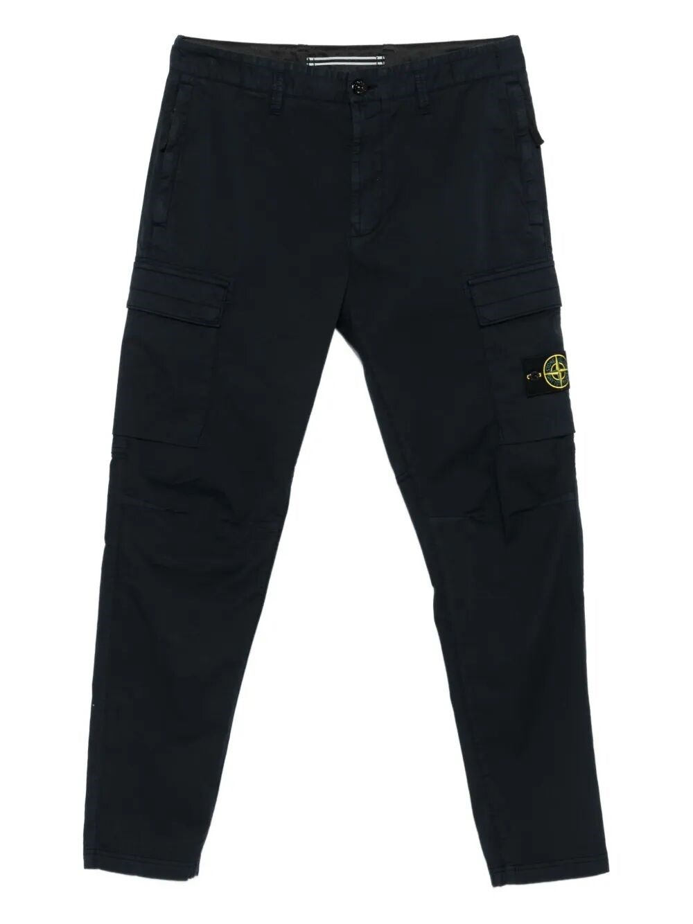 STRETCH COTTON TWILL CARGO PANTS