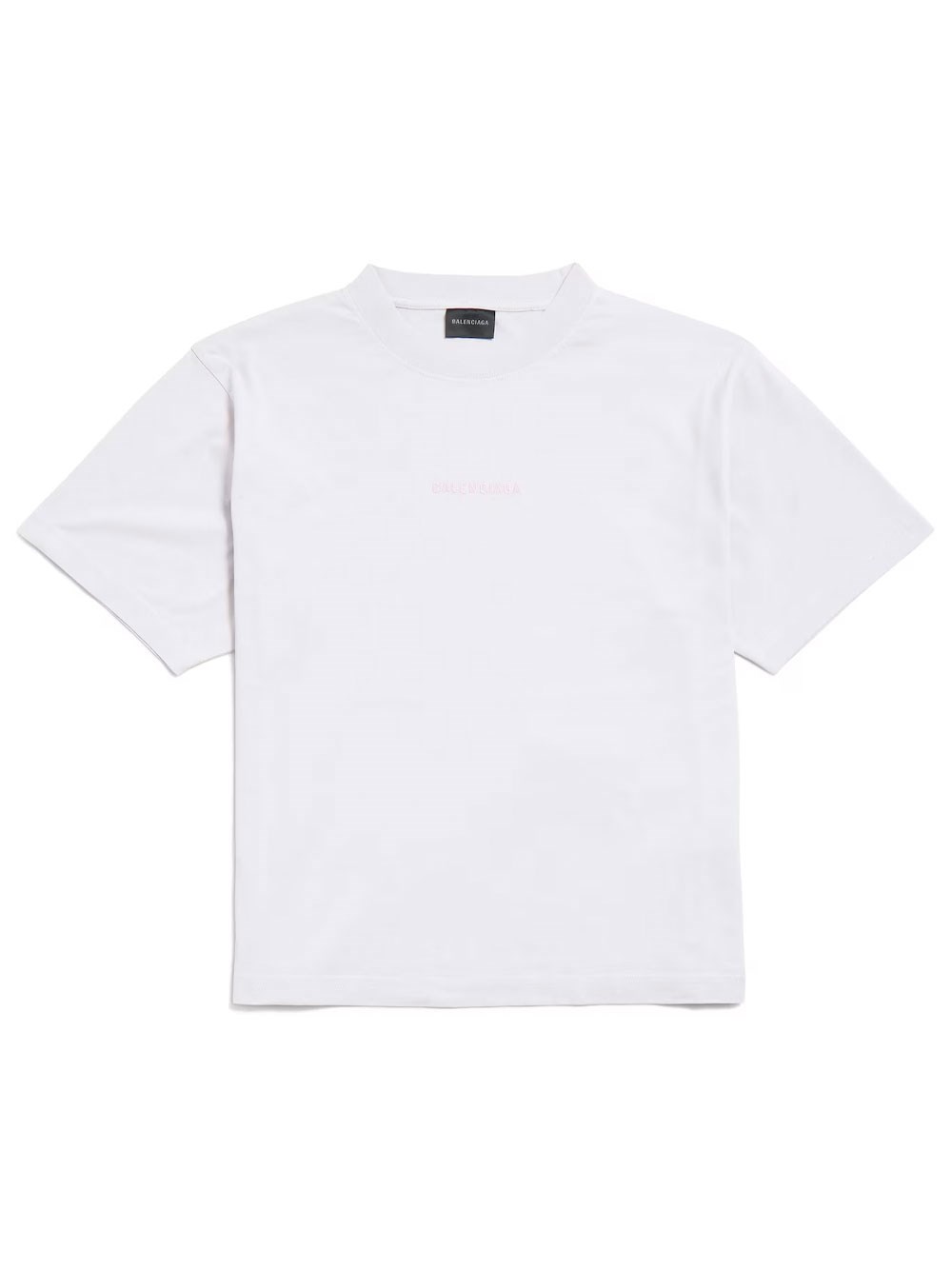 Balenciaga Back Medium Fit T-shirt Clothing In White