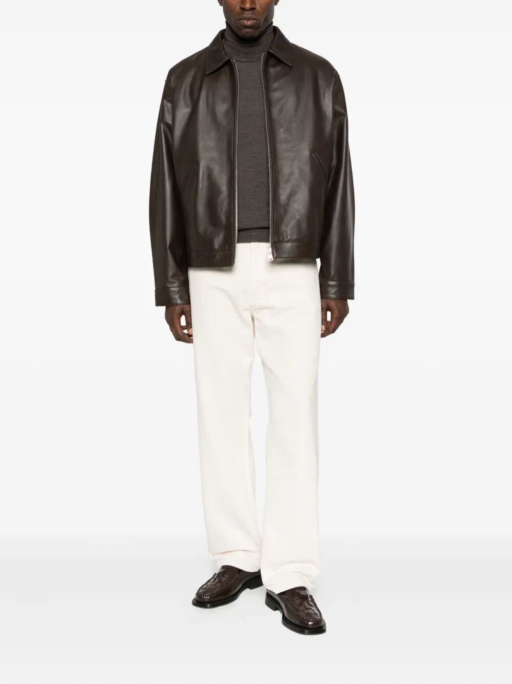 WOOL BLEND TURTLENECK SWEATER