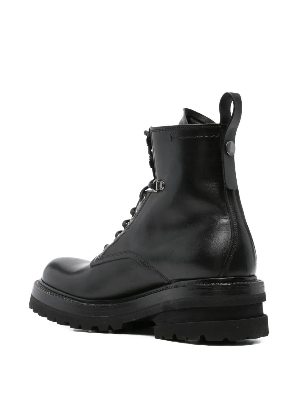ELBA LEATHER MILITARY BOOTS