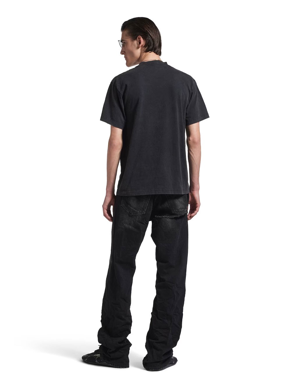 STANDARD REGULAR FIT T-SHIRT IN FADED JERSEY
