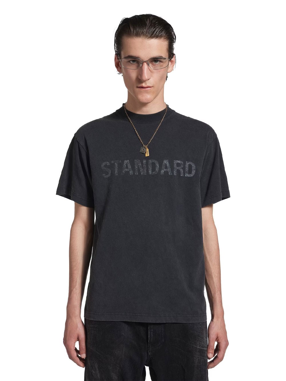 STANDARD REGULAR FIT T-SHIRT IN FADED JERSEY