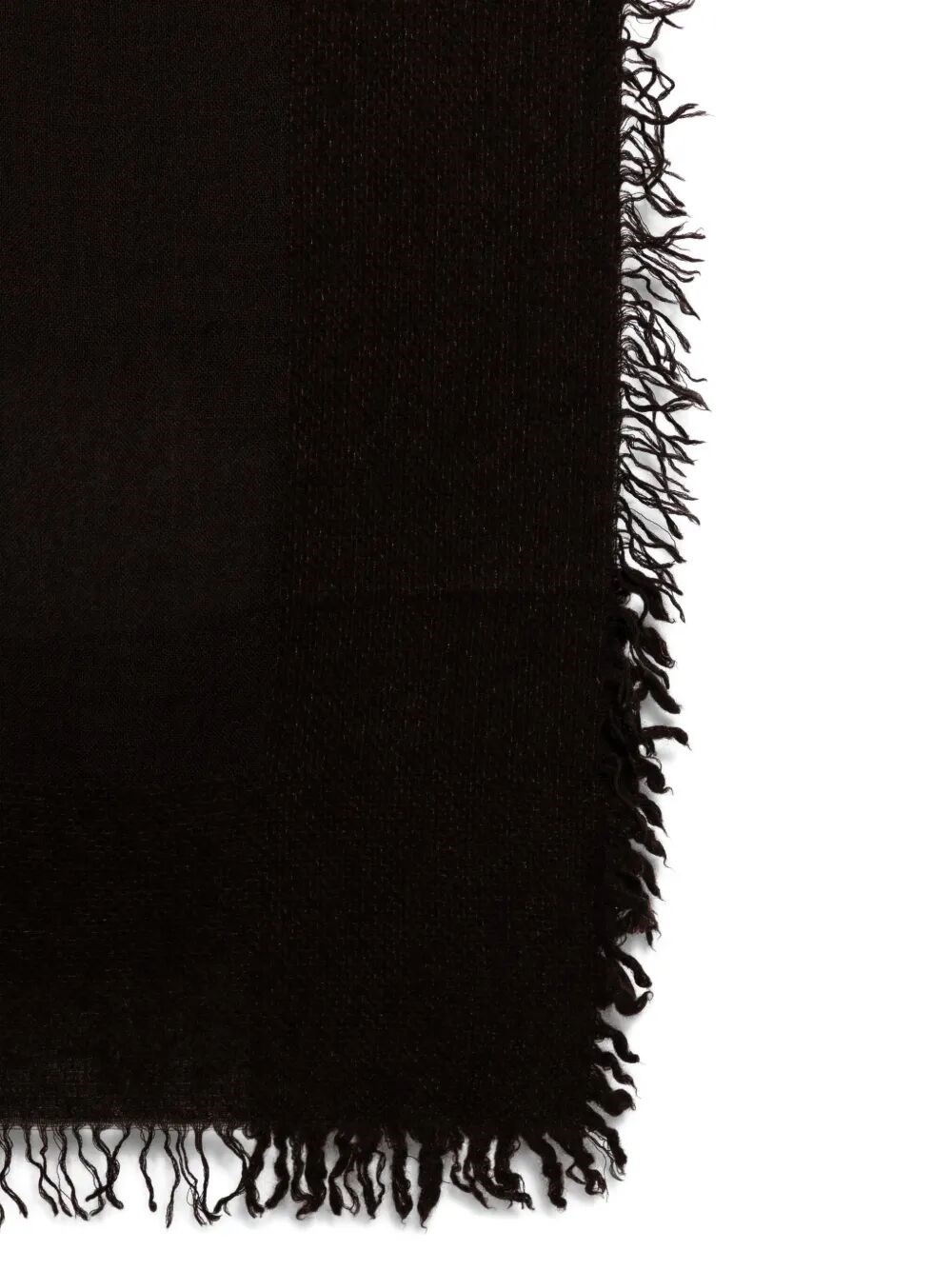 FRINGED WOOL SCARF