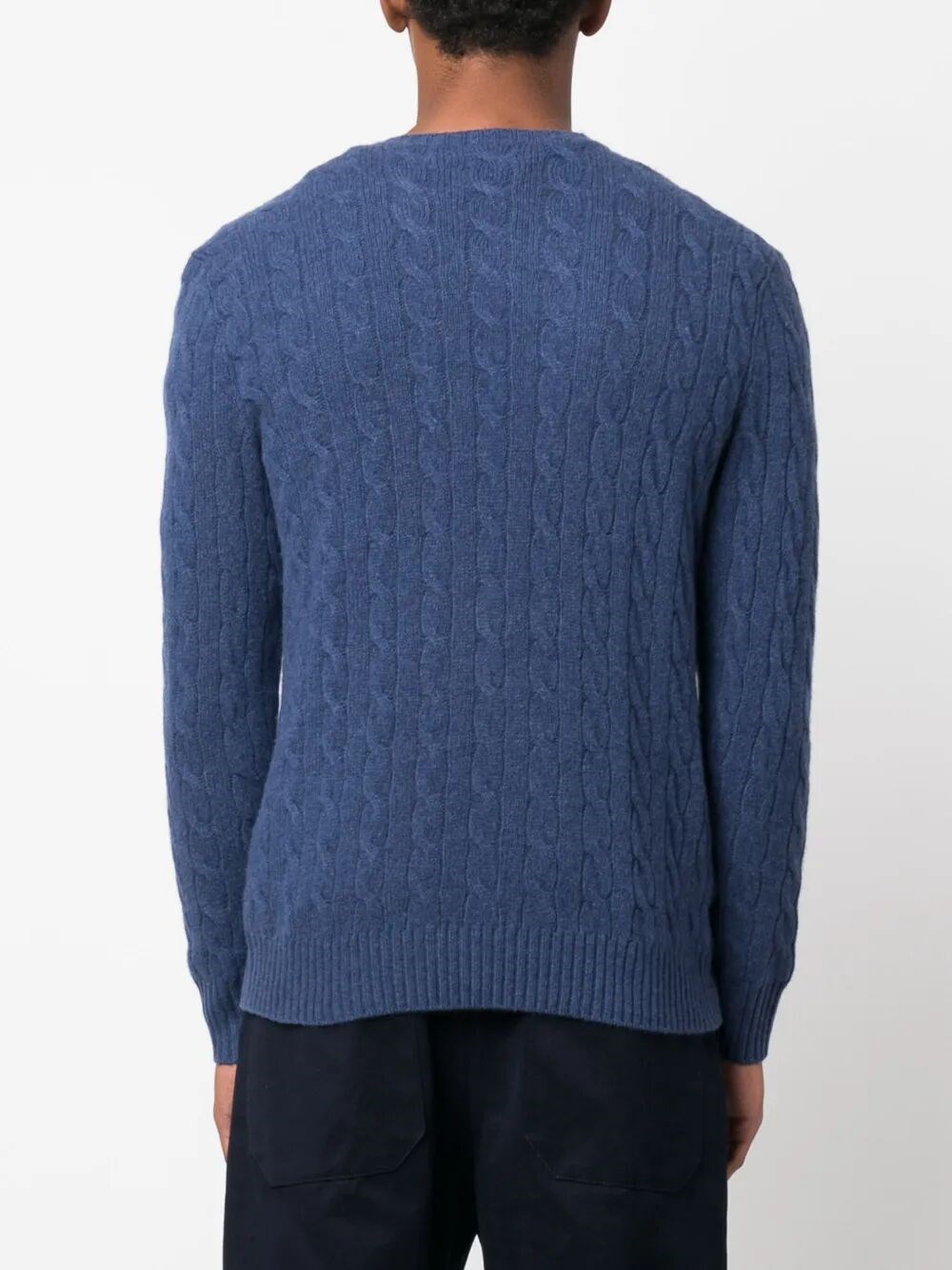 CABLE-KNIT WOOL-CASHMERE JUMPER