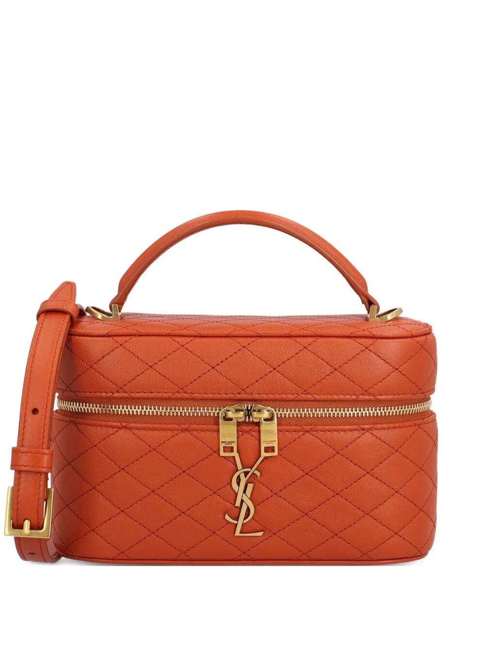 Saint Laurent Borsa Vanity Gaby In Pelle Di Agnello In Multi