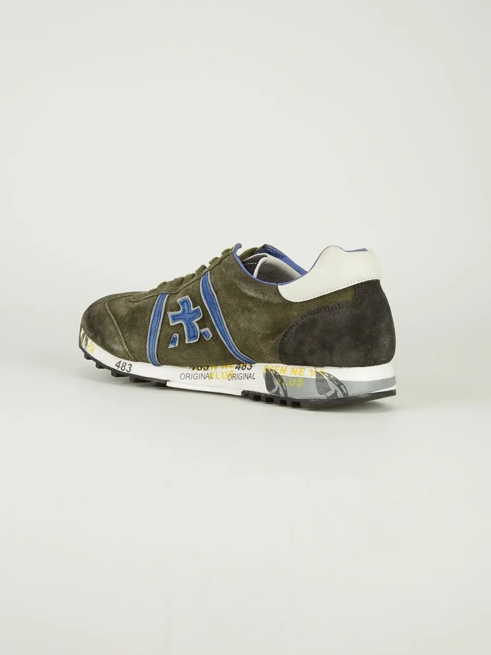 NOUS MESH AND SUEDE SNEAKERS