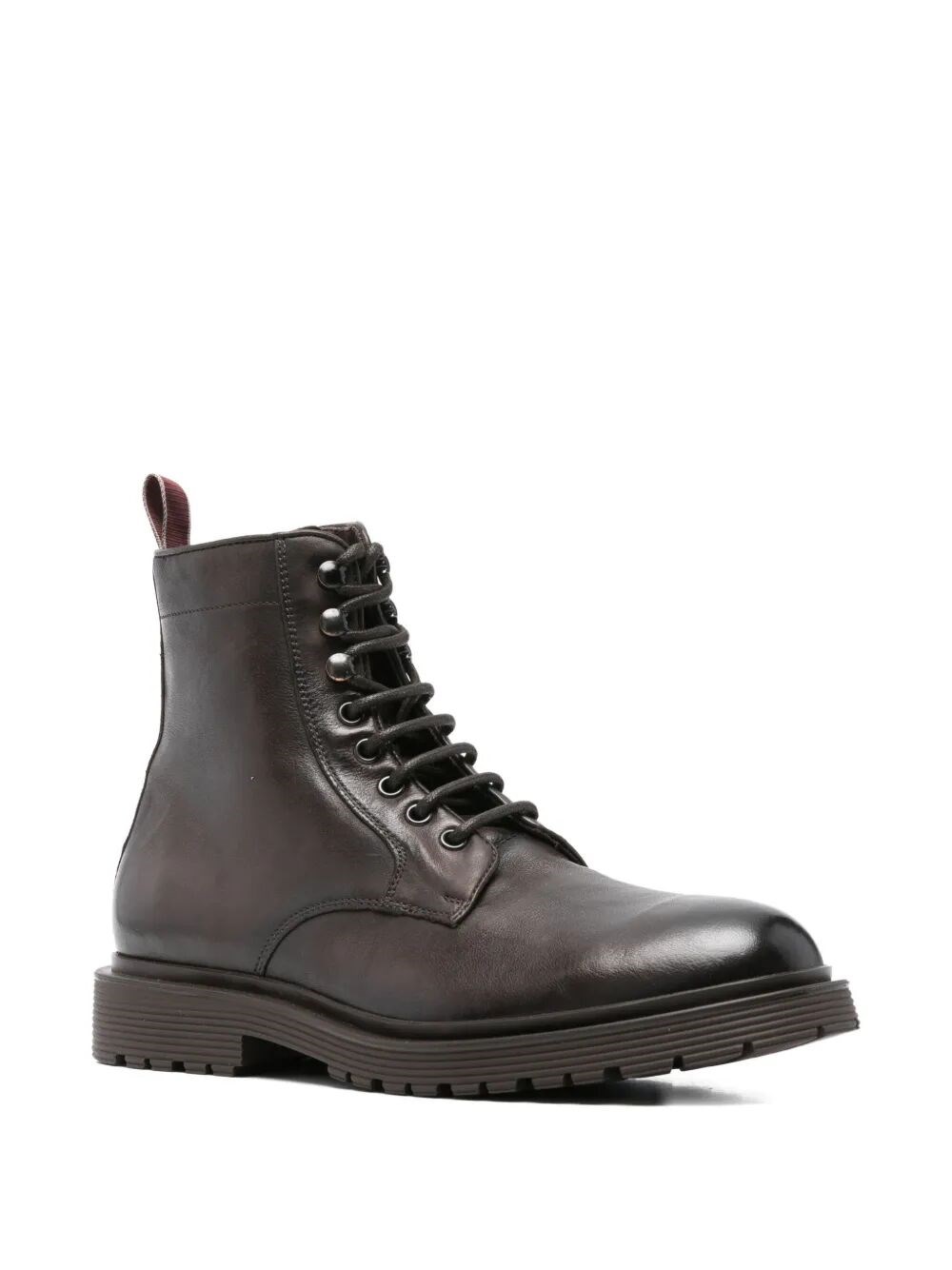 VOLGA LACE-UP LEATHER BOOTS