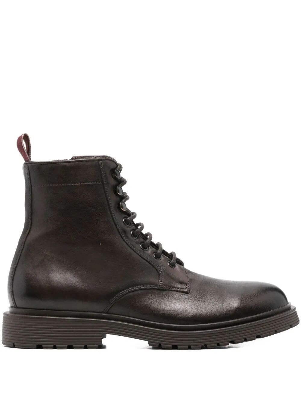 Sturlini Volga Lace-up Leather Boots Shoes In Brown