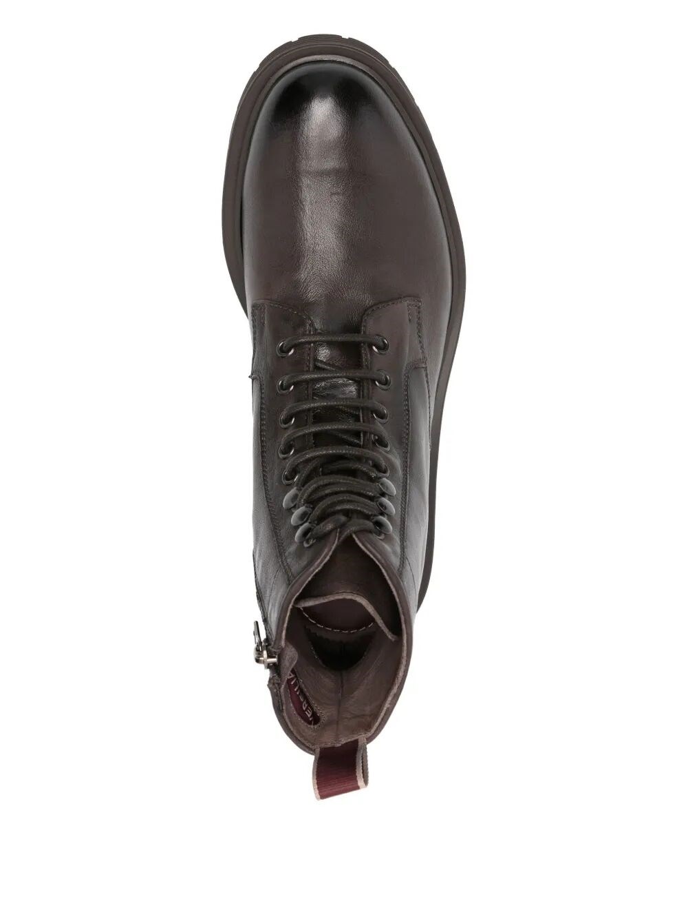 VOLGA LACE-UP LEATHER BOOTS