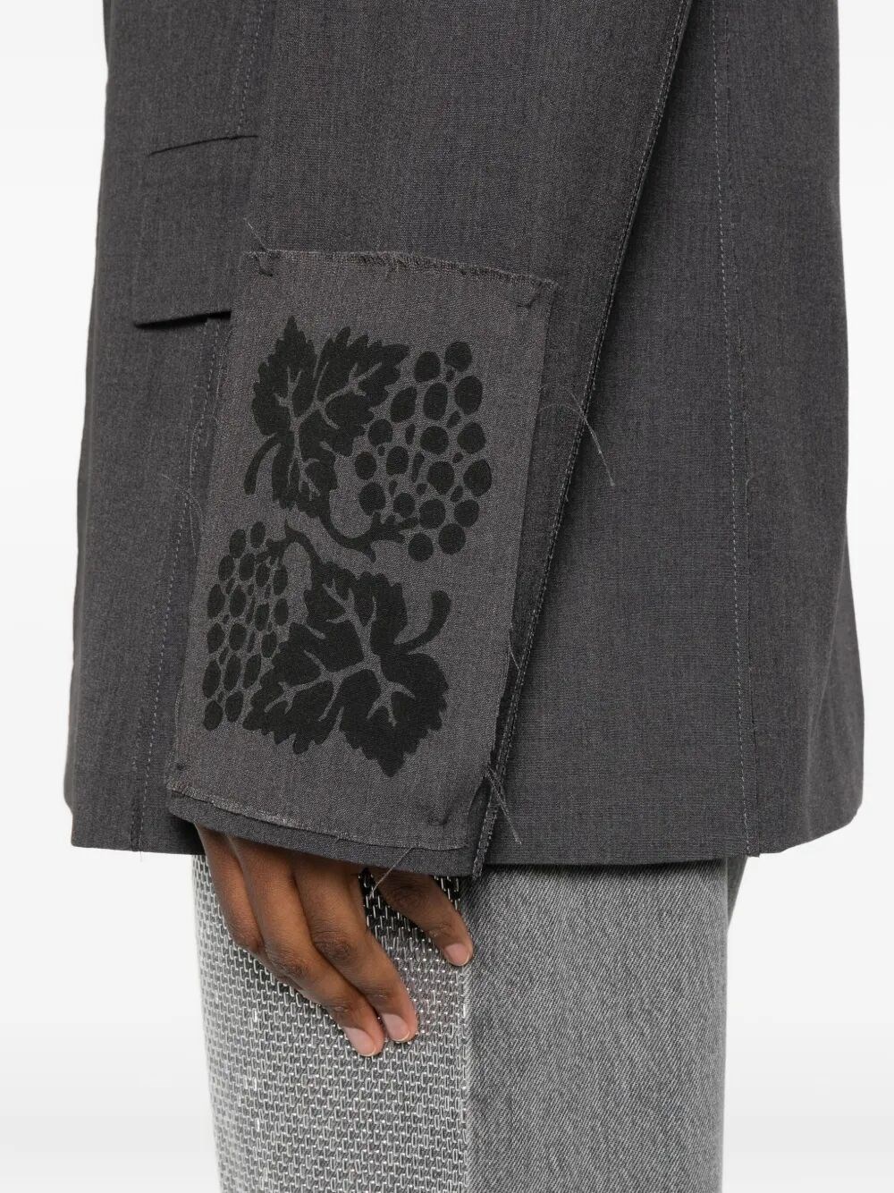 RAW CUT DOUBLE-BREASTED JACKET