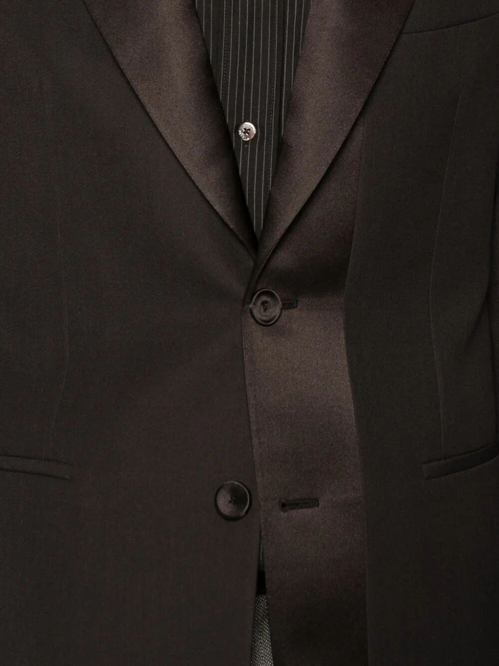 SINGLE-BREASTED WOOL CRÊPE TAILORED BLAZER