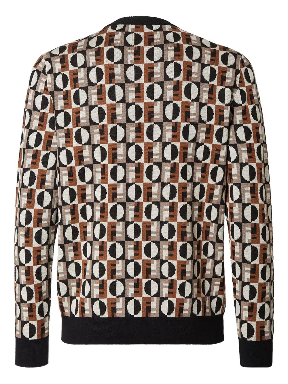 MULTICOLOUR JACQUARD WOOL JUMPER