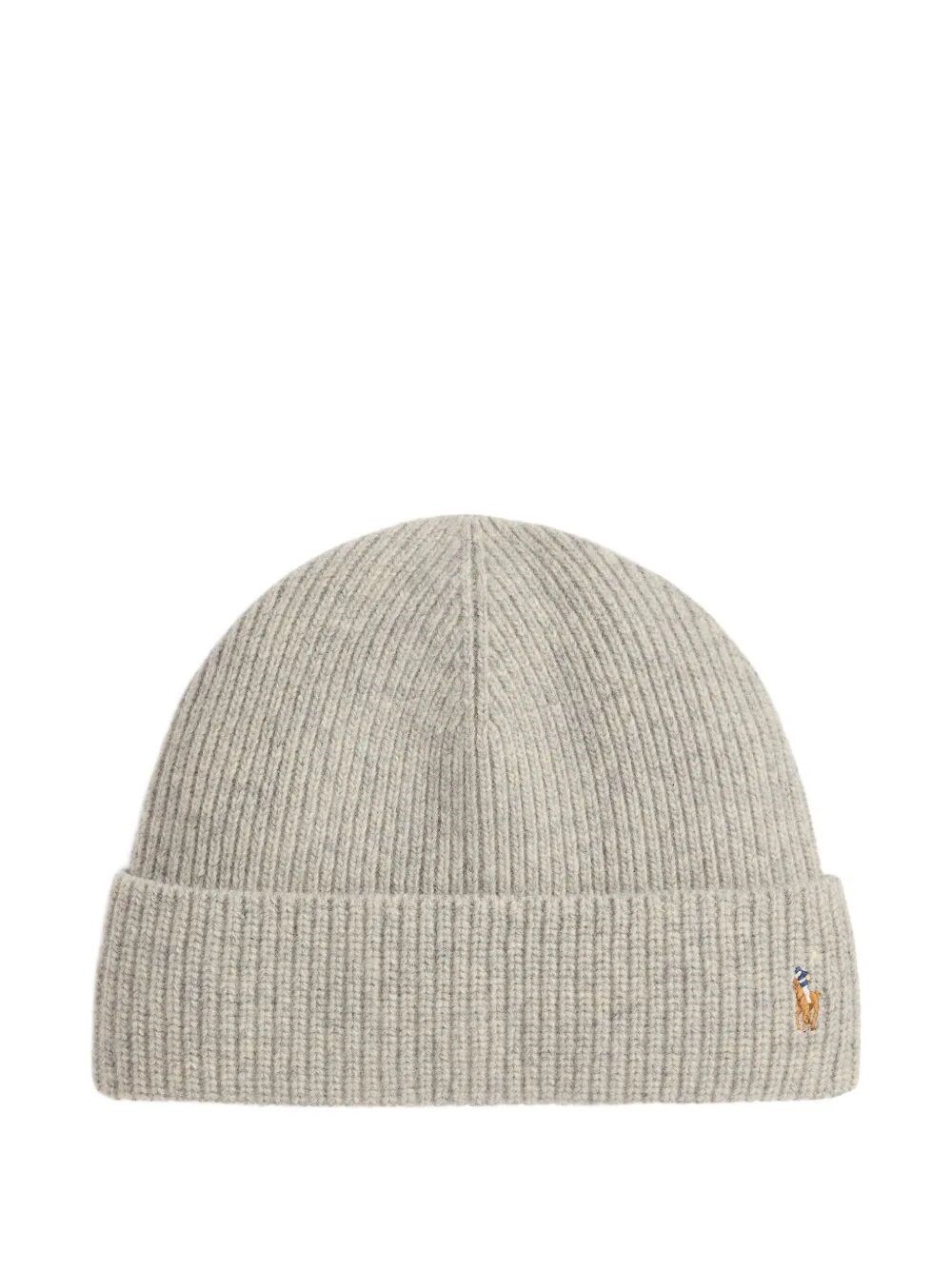 Polo Ralph Lauren Signature Pony Wool-blend Beanie In Neutral
