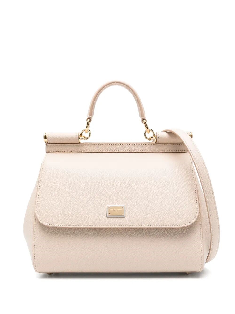 Dolce & Gabbana Women Sicily Large Leather Handbag In Multi
