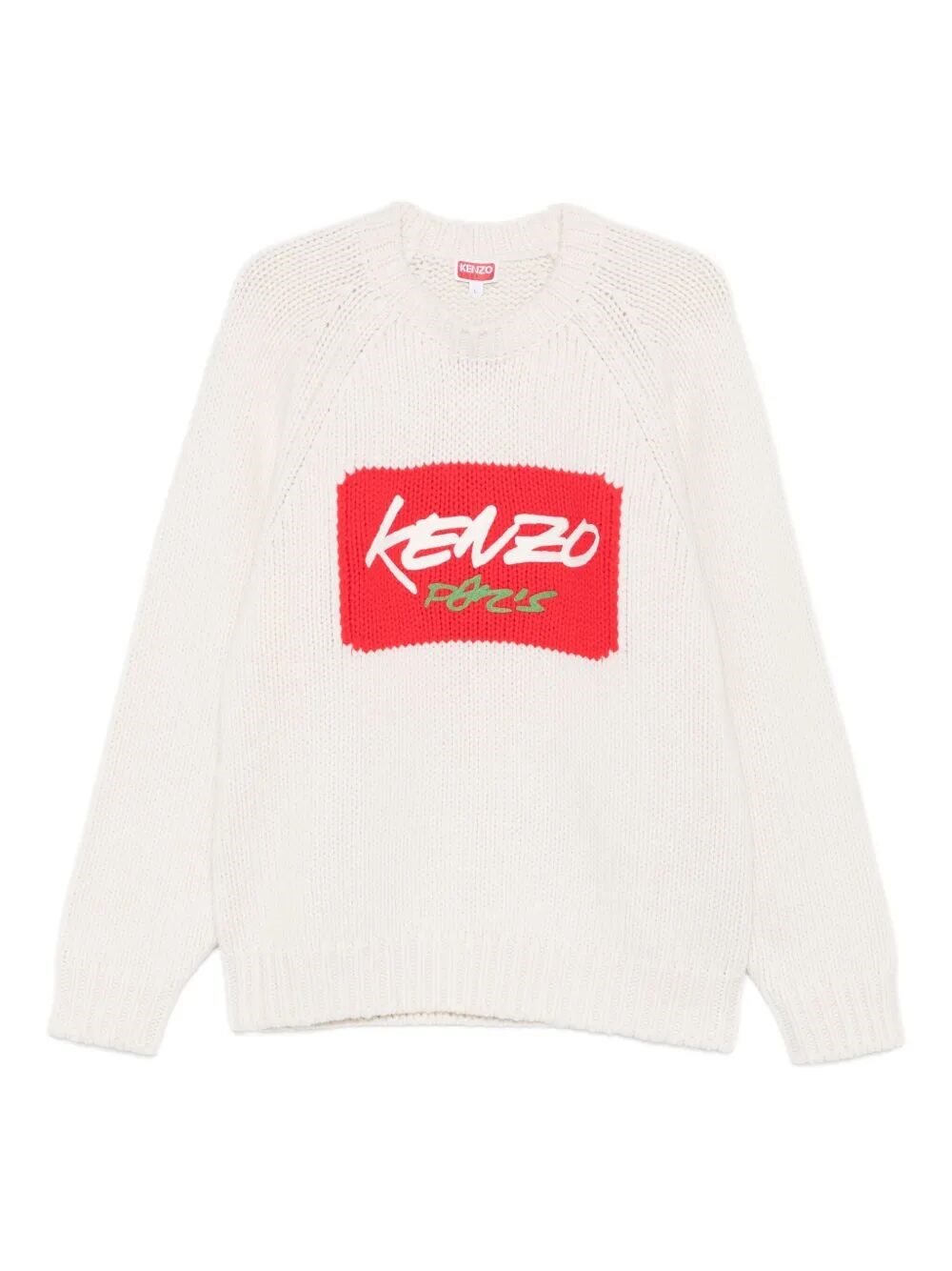`KENZO X FUTURA 2000` WOOL JUMPER WITH GRAFFITI TYPOGRAPHY 