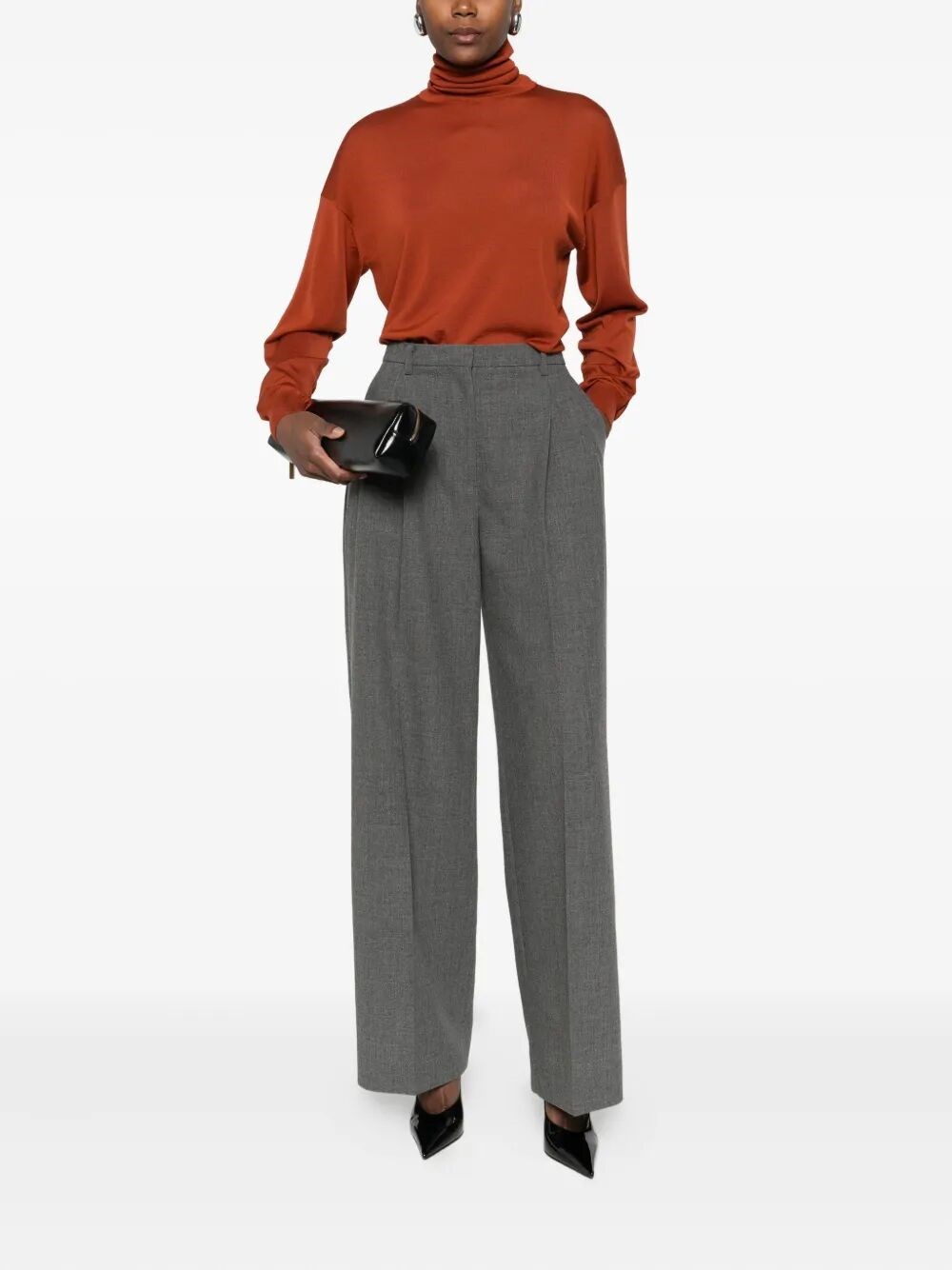 ROLL-NECK WOOL SWEATER