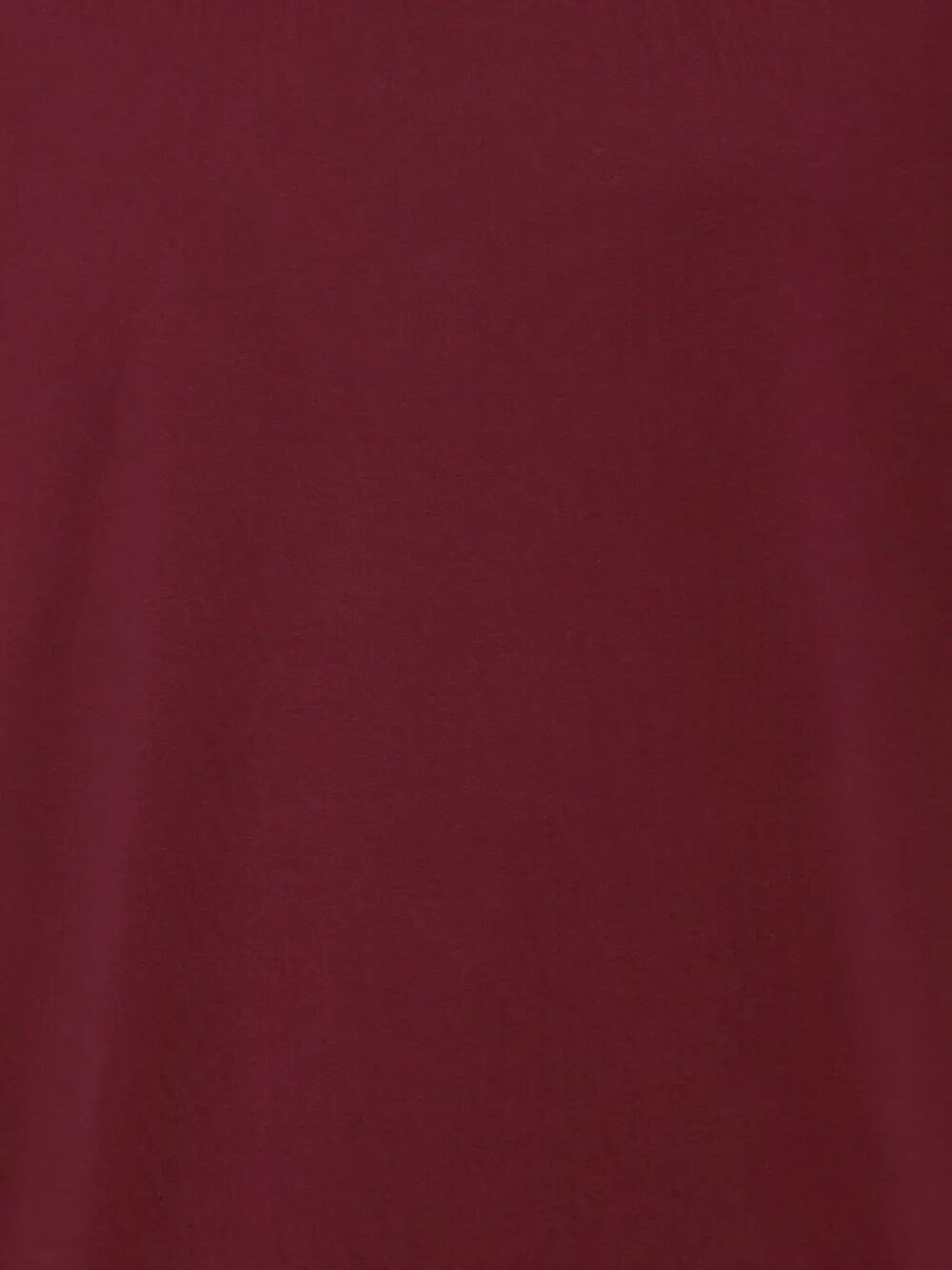 COTTON JERSEY CREW NECK T-SHIRT WITH FAUX-LAYERING